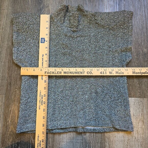 European Club Top Shirt Womens Medium Silver Stretchy Y2K Keyhole Cropped Shiny - Picture 8 of 12